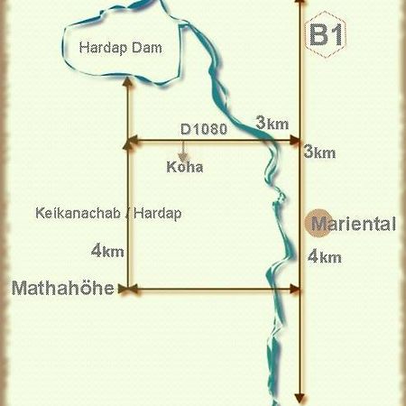 Koha Guesthouse Mariental Eksteriør billede