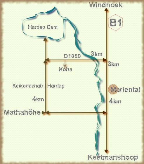 Koha Guesthouse Mariental Eksteriør billede